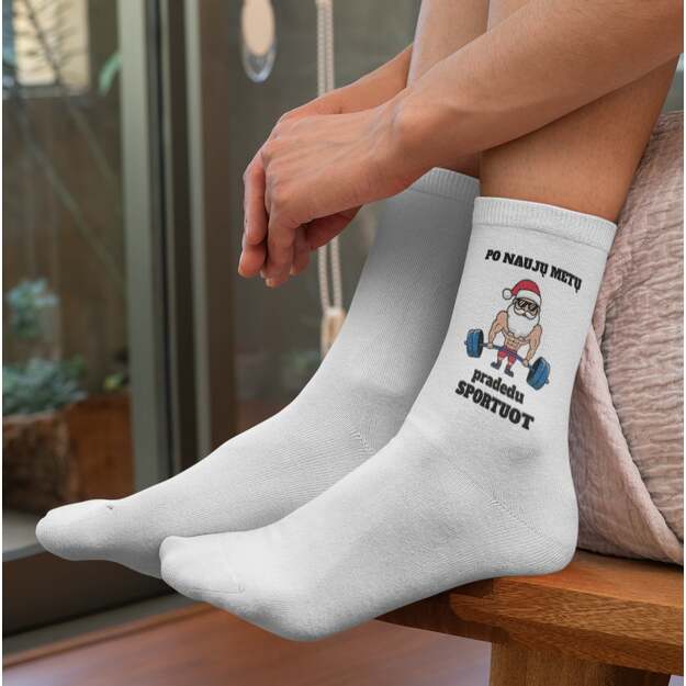 Kojinės PO NAUJŲ METŲ PRADEDU SPORTUOT