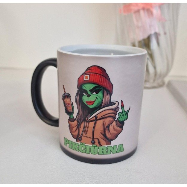 SU DEFEKTU. Magiškas puodelis PIKČIŪRNA . IŠSIUNTIMAS 1 D.D.