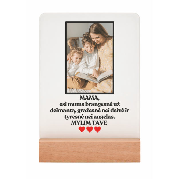 Akrilo stiklas su rėmeliu MAMAI