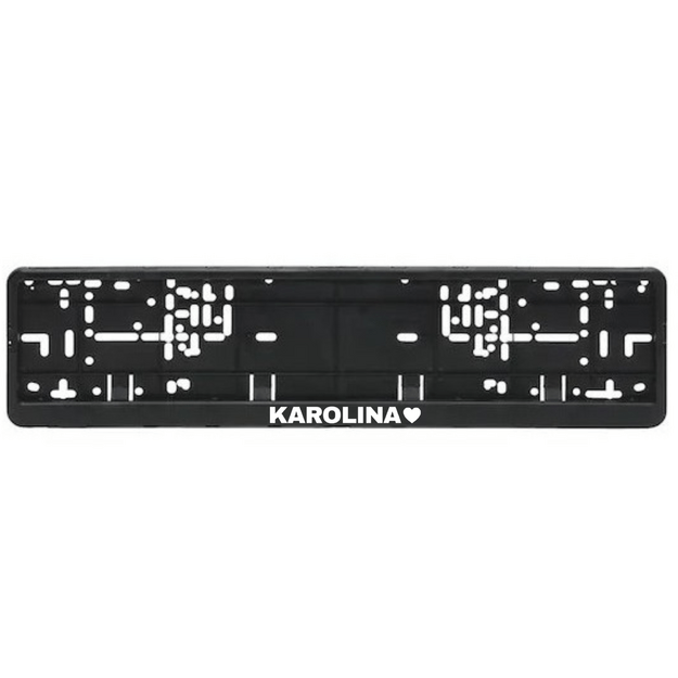 Automobilio numerių rėmelis su norimu vardu