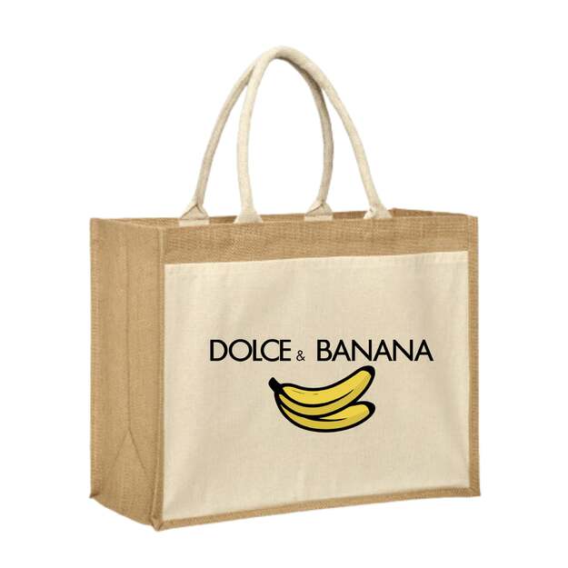 Džiuto krepšys DOLCE AND BANANA