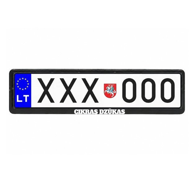 Automobilio numerių rėmelis CIKRAS DZŪKAS