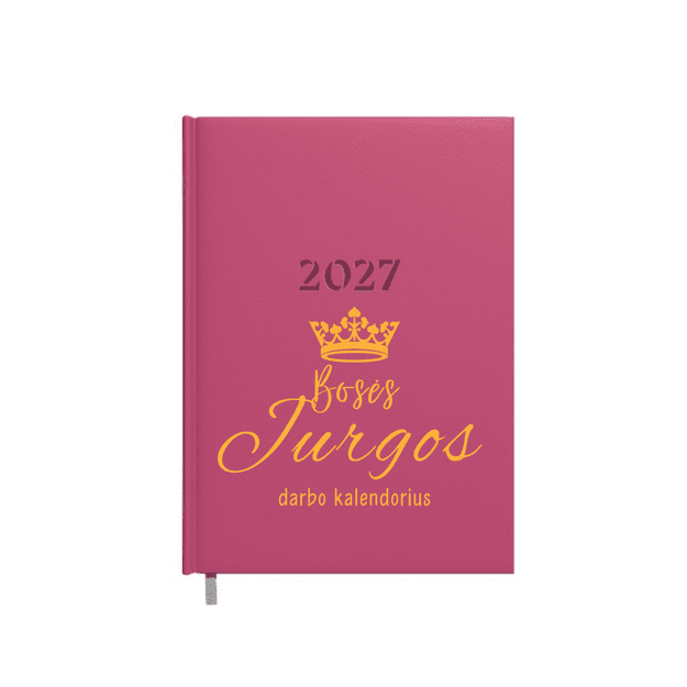  2027 m. darbo kalendorius BOSĖS DARBO KALENDORIUS su norimu vardu