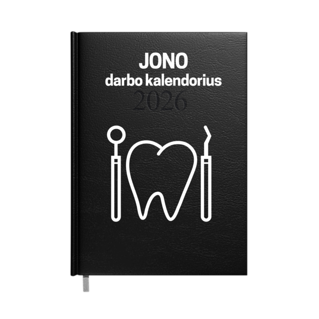 2026 m. darbo kalendorius DANTISTAMS (su norimu vardu)