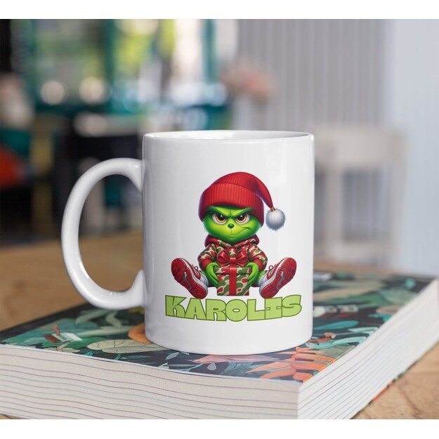 Kalėdinis puodelis KALĖDOS (SU NORIMU VARDU)