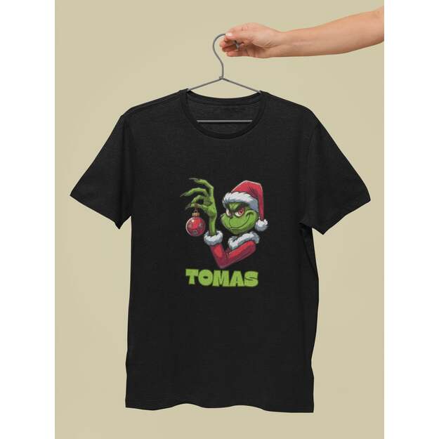 UNISEX marškinėliai KALĖDOS (SU NORIMU VARDU)