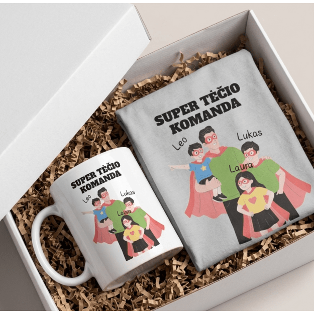 Dovanų rinkinys SUPER TĖČIO KOMANDA