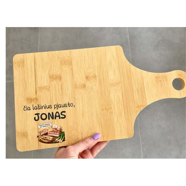 Pjaustymo lentelė ČIA LAŠINIUS PJAUSTO JONAS (SU NORIMU VARDU)
