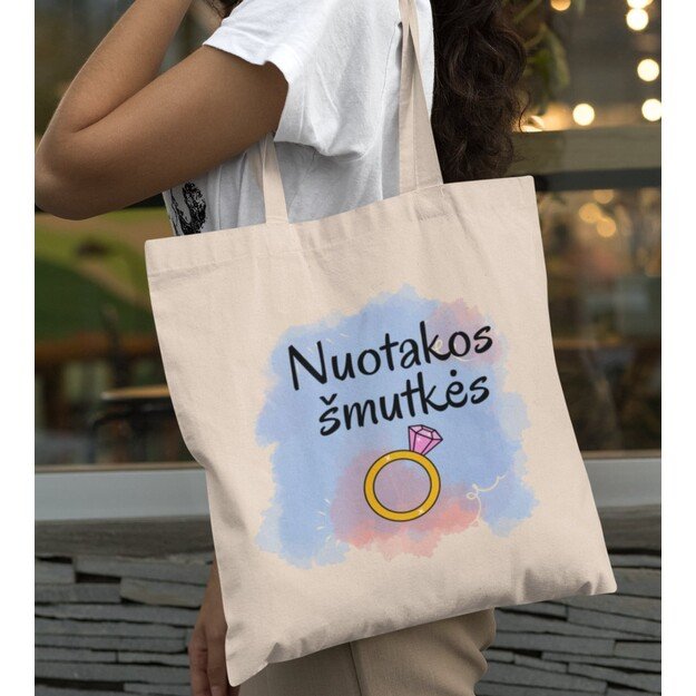 Medžiaginis krepšys NUOTAKOS ŠMUTKĖS