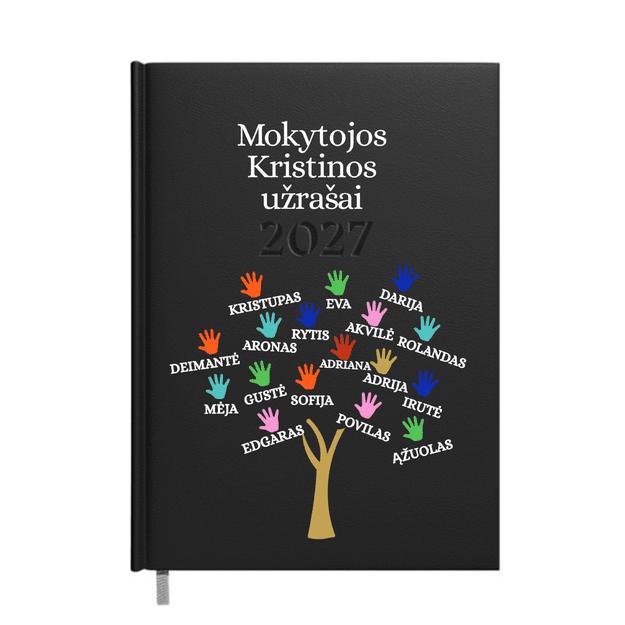 2027 m. darbo kalendorius MOKYTOJA (SU NORIMAIS VARDAIS)