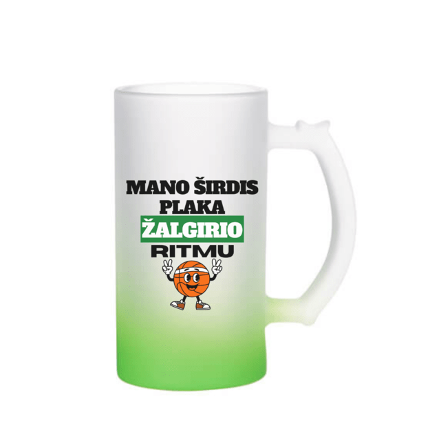 Bokalas MANO ŠIRDIS PLAKA ŽALGIRIO RITMU