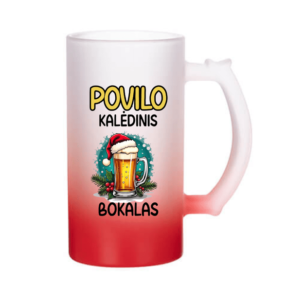 Bokalas POVILO KALĖDINIS BOKALAS (SU NORIMU VARDU)