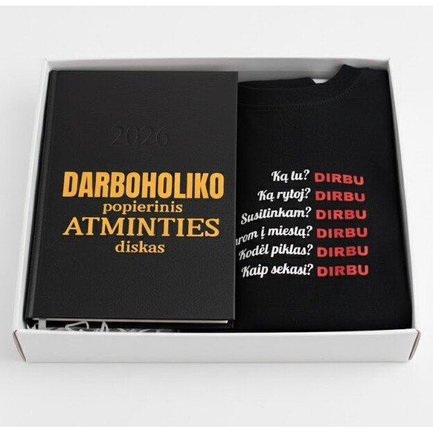 Dovanų rinkinys DARBOHOLIKAS / DARBOHOLIKĖ