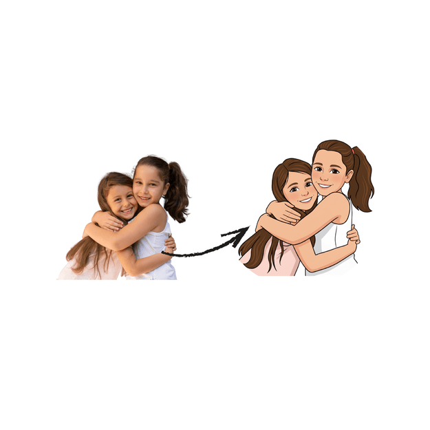 Dovanų rinkinys su animuota vaikų nuotrauka 1