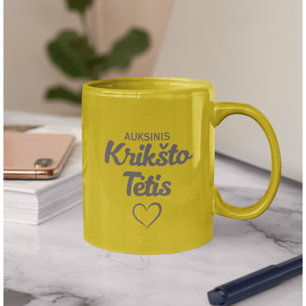 Puodelis AUKSINIS KRIKŠTO TĖTIS