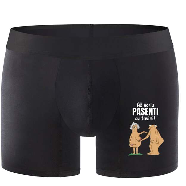 Vyriški apatiniai AŠ NORIU PASENTI SU TAVIMI
