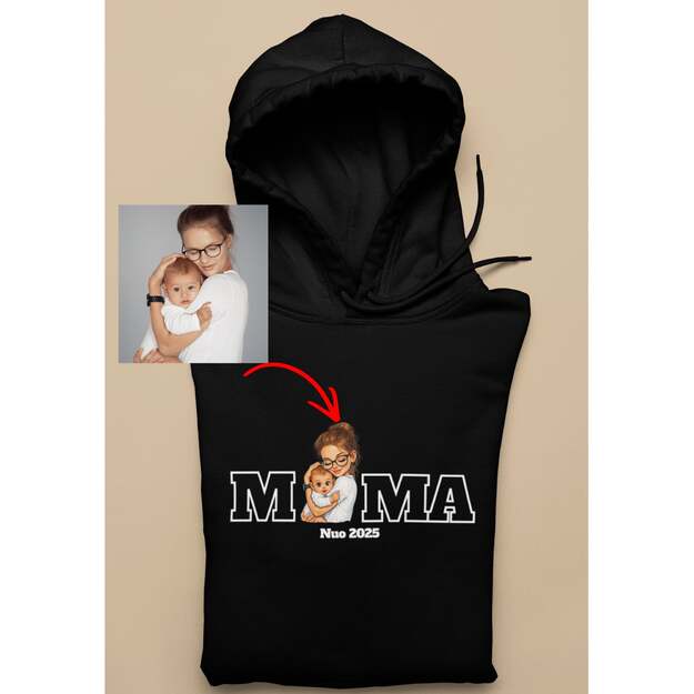 Džemperis MAMA su animuota nuotrauka 1