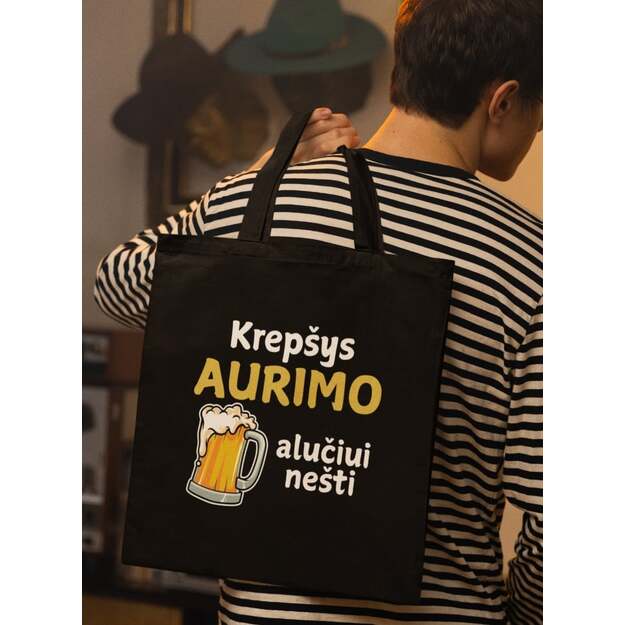 Pirkinių krepšys ALUČIUI NEŠTI (SU NORIMU VARDU)