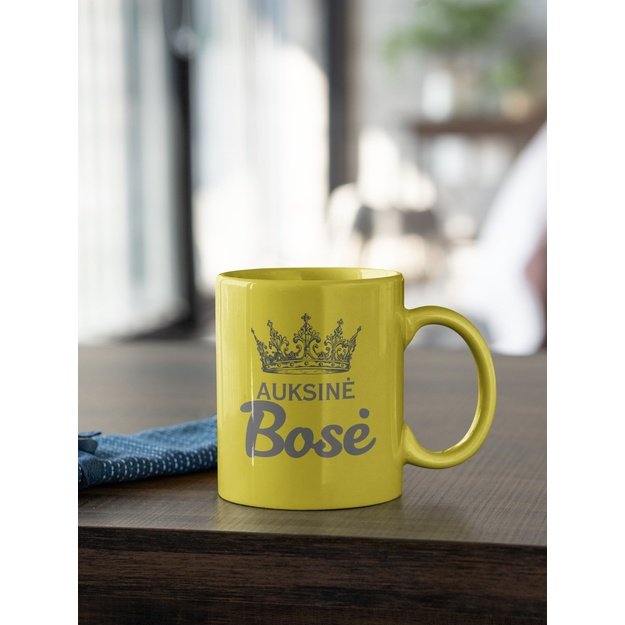 Puodelis AUKSINĖ BOSĖ