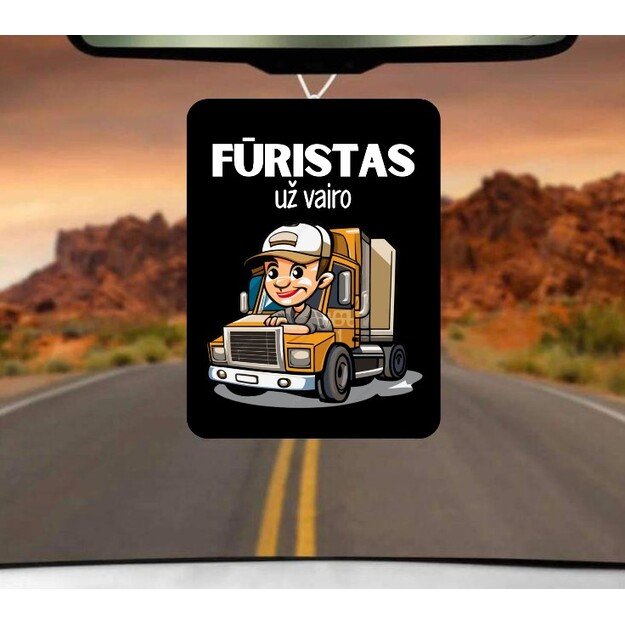 Automobilio pakabukas FŪRISTAS UŽ VAIRO