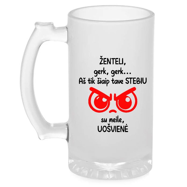Bokalas ŽENTUI - NUO UOŠVIENĖS