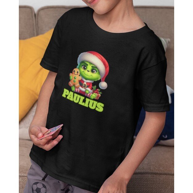  Vaikiški marškinėliai KALĖDOS (SU NORIMU VARDU)