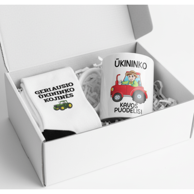 Dovanų rinkinys ŪKININKAS (PROFESIJĄ GALIMA RINKTIS IR KITĄ)