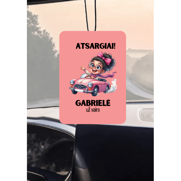 Automobilio gaiviklis ATSARGIAI GABRIELĖ UŽ VAIRO! (VARDĄ GALIMA PASIRINKTI)