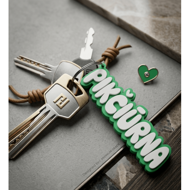  Raktų pakabukas PIKČIŪRNA (žodį galima pakeisti)