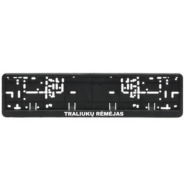 Automobilio numerių rėmelis su užrašu TRALIUKŲ RĖMĖJAS