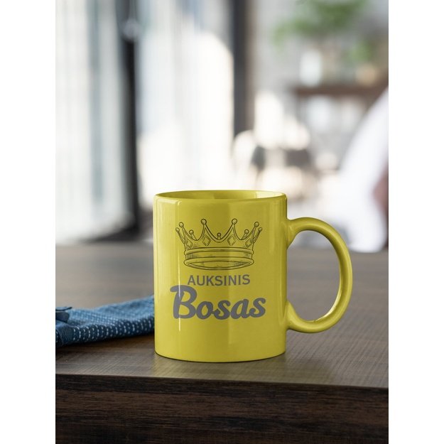 Puodelis AUKSINIS BOSAS