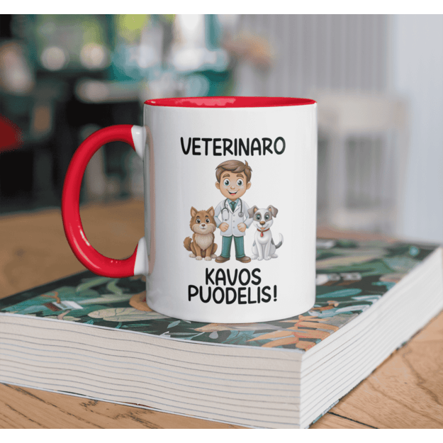 Puodelis VETERINARO KAVOS PUODELIS