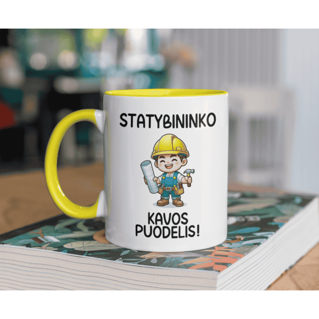 Puodelis STATYBININKO KAVOS PUODELIS