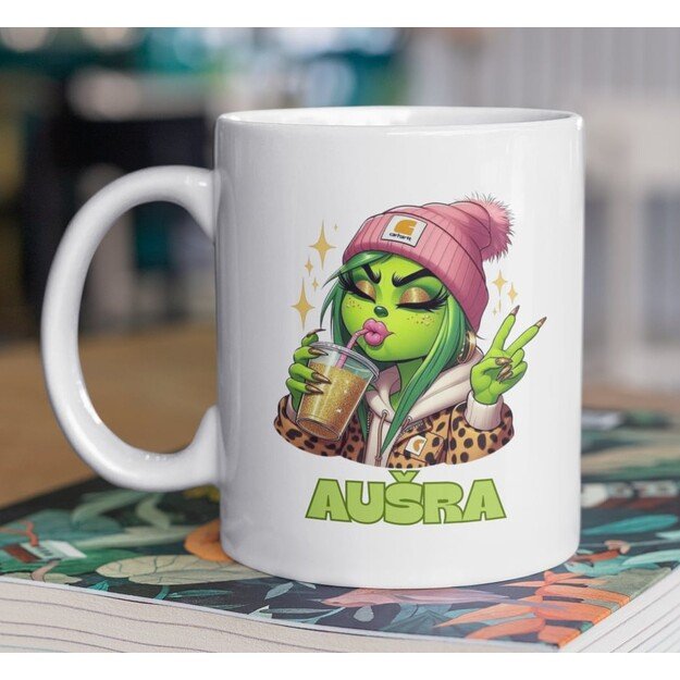 Kalėdinis puodelis KALĖDOS (SU NORIMU VARDU)