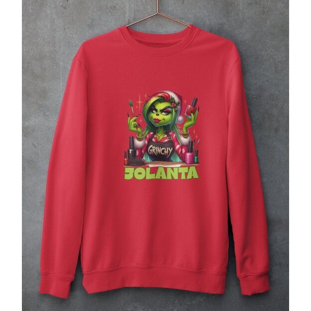 UNISEX džemperis NAGŲ MEISTRĖS KALĖDOS (SU NORIMU VARDU)