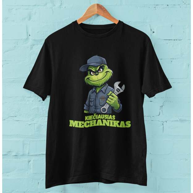 Vyriški marškinėliai KIEČIAUSIAS MECHANIKAS 