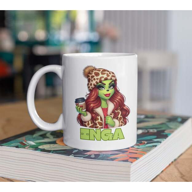 Kalėdinis puodelis KALĖDOS (SU NORIMU VARDU)