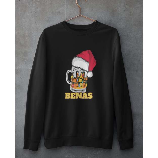 UNISEX džemperis MERRY CHRISTMAS (SU NORIMU VARDU)