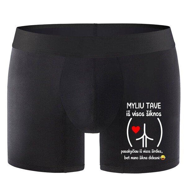 Vyriški apatiniai MYLIU TAVE IŠ VISOS...