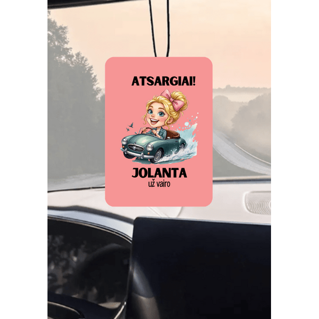 Automobilio gaiviklis ATSARGIAI JOLANTA UŽ VAIRO! (VARDĄ GALIMA PASIRINKTI)