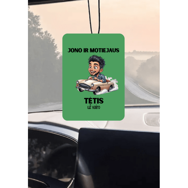 Automobilio gaiviklis TĖTIS UŽ VAIRO (SU VAIKŲ VARDAIS)