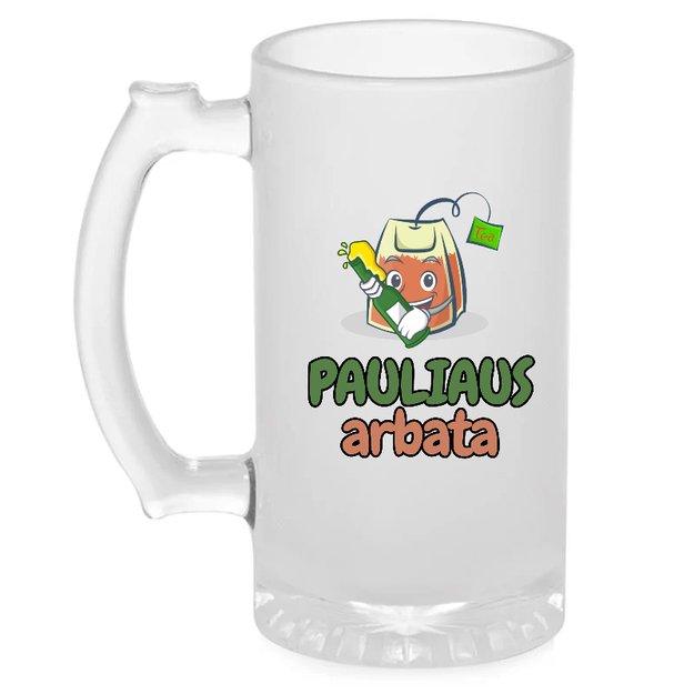 Bokalas PAULIAUS ARBATA (VARDĄ GALIMA PASIRINKTI)
