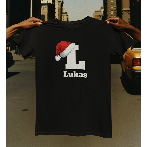 UNISEX marškinėliai KALĖDOS (SU NORIMU VARDU)