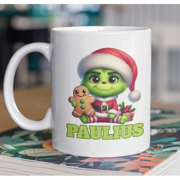 Kalėdinis puodelis KALĖDOS (SU NORIMU VARDU)