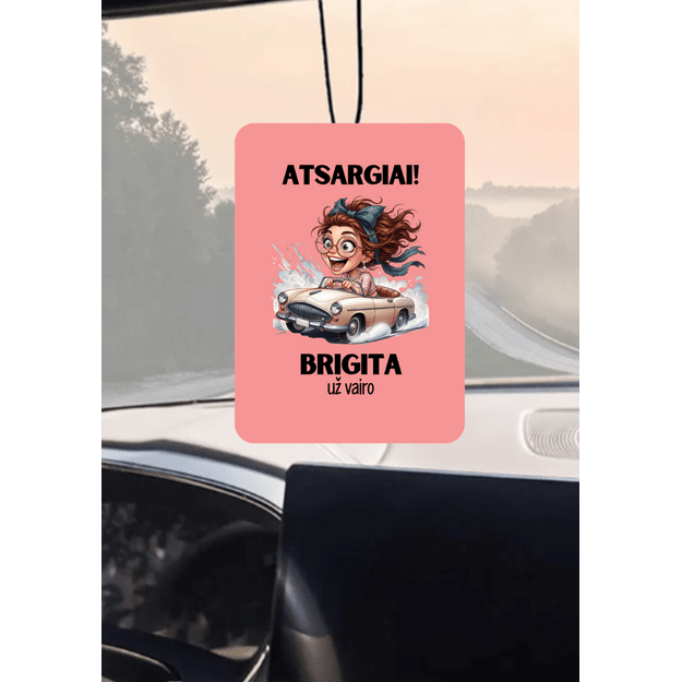 Automobilio gaiviklis ATSARGIAI BRIGITA UŽ VAIRO! (VARDĄ GALIMA PASIRINKTI)