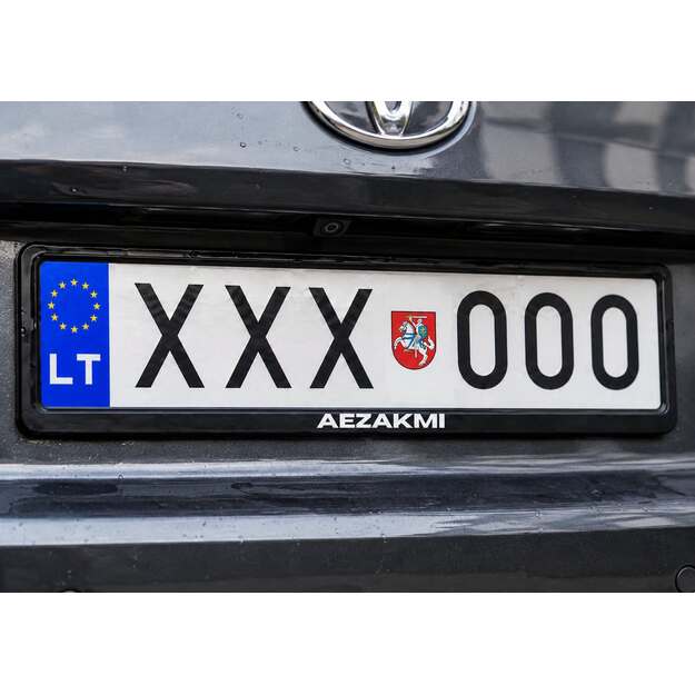 Automobilio numerių rėmelis su užrašu AEZAKMI 1