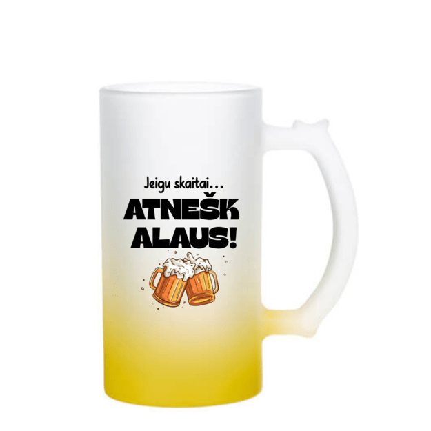 Bokalas JEIGU SKAITAI...ATNEŠK ALAUS