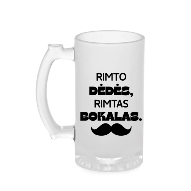 Bokalas RIMTO DĖDĖS RIMTAS BOKALAS