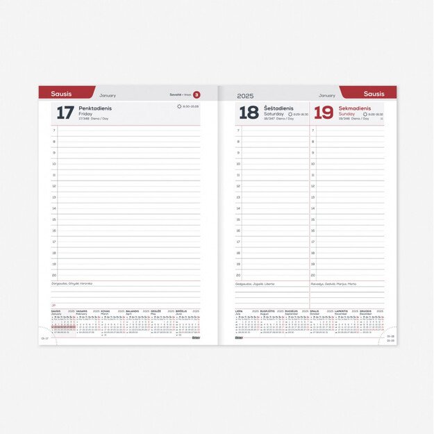 2026 m. darbo kalendorius GERIAUSIOS MAMOS MINTYS IR DARBAI (SU VAIKŲ VARDAIS) 1