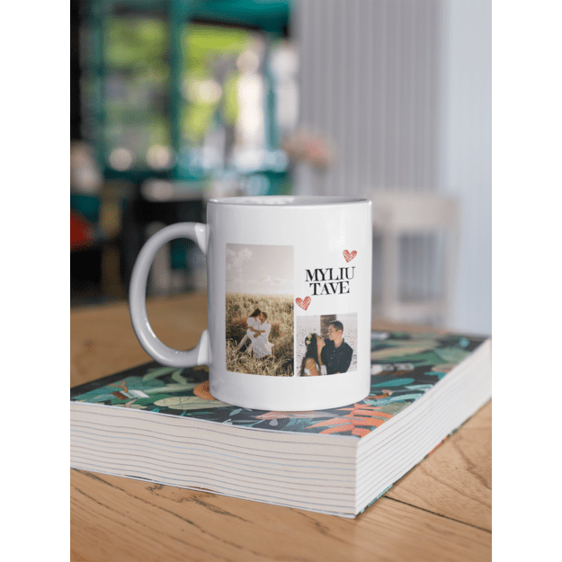 Puodelis su nuotraukomis MYLIU TAVE